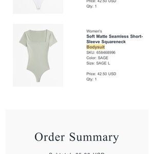 Abercrombie bodysuit